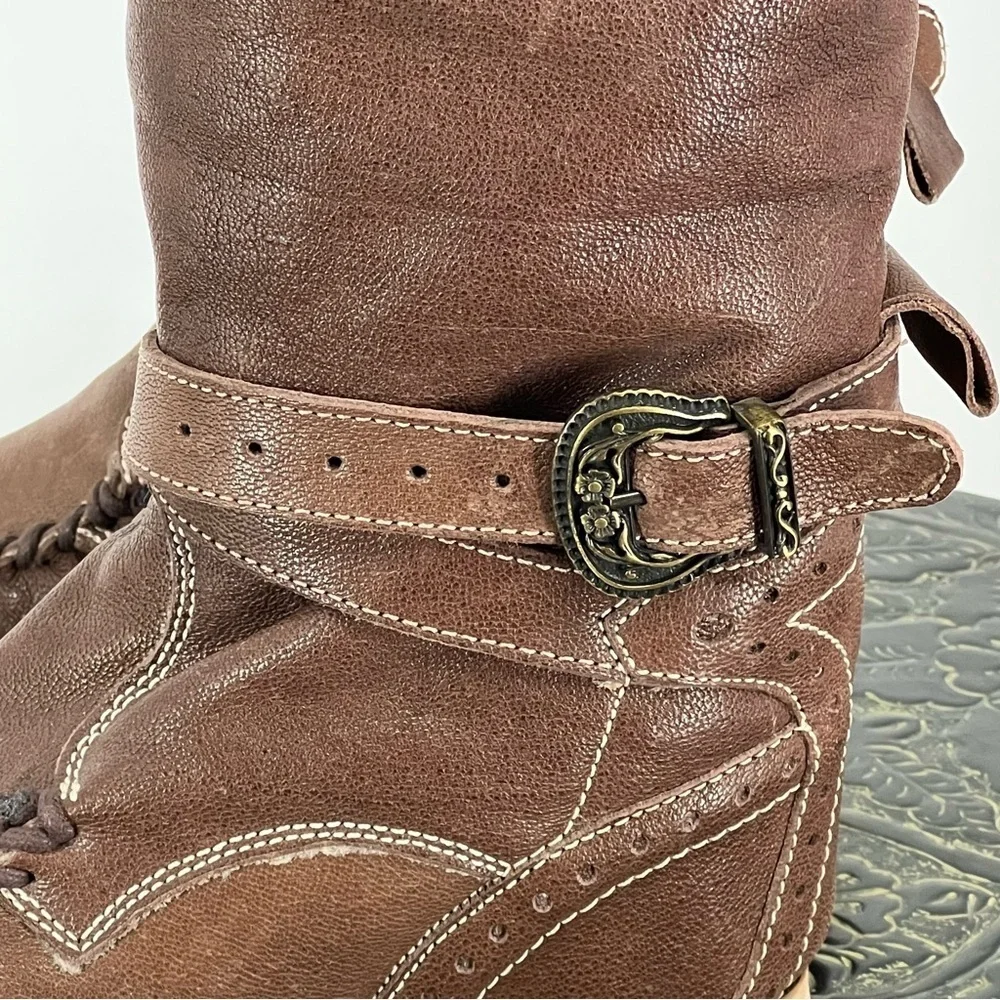 El Vaquero Tuscan Tall Boots 38